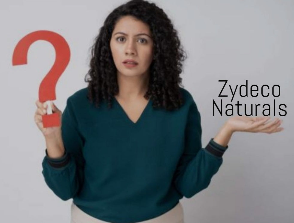 zydeco naturals - woman with question marks
