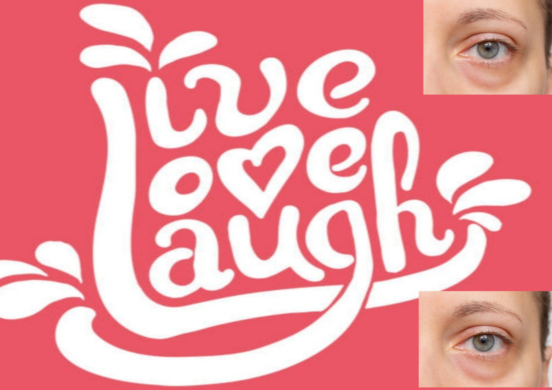 live love laugh eye bags