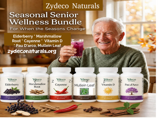 Zydeco Naturals Senior Wellness Essentials (6 supplements)